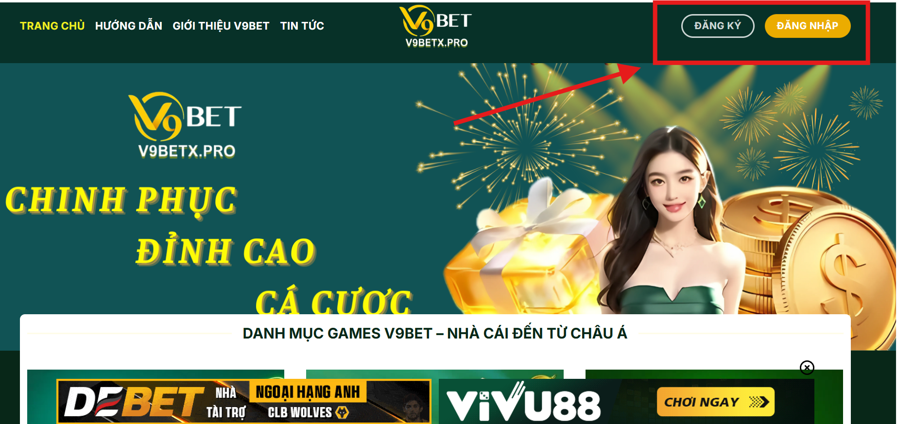 Trang chủ 32 Chơi Cá Cược tại V9BET